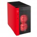 SilverStone RL08BR-RGB Redline mATX Black/Red Mid-Tower Case w Window